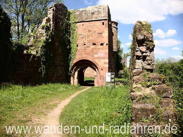 Ruine Wildenburg - Eingangstor